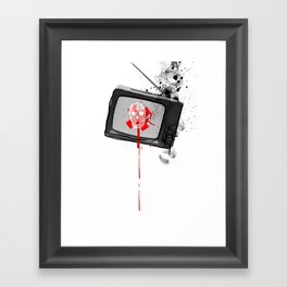 TV Framed Art Print