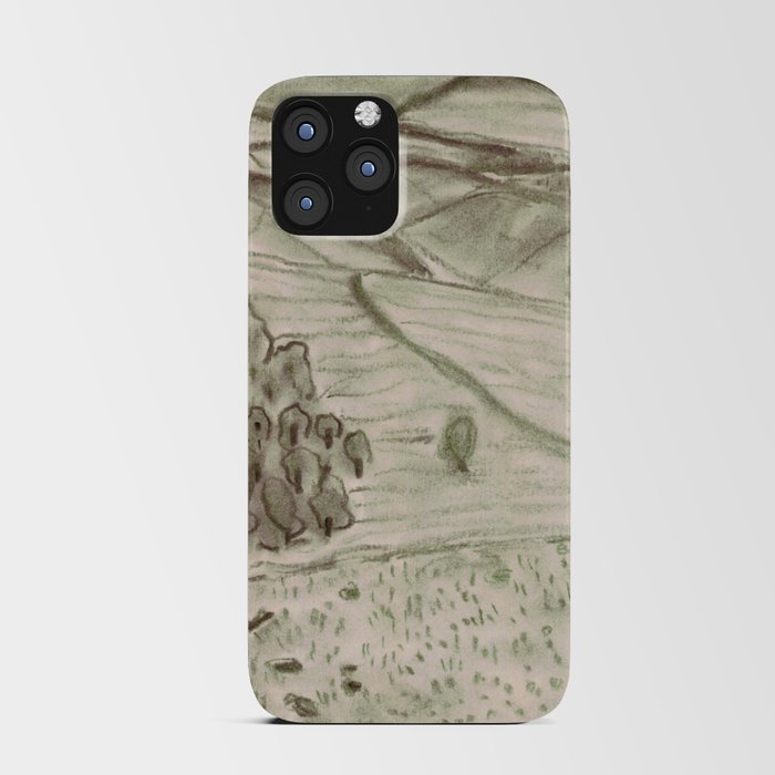 Charcoal Landscape iPhone Card Case