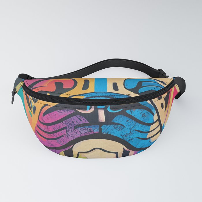 Stand Out with Our Unique and Artistic Old English Bulldog Art Fanny Pack