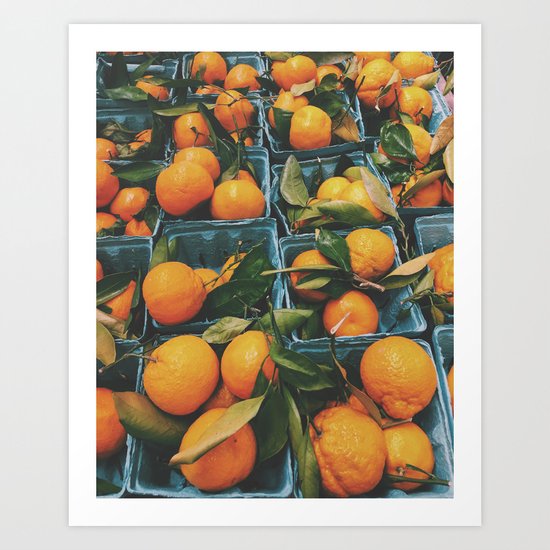 Oranges Art Print