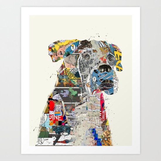 the mod boxer Art Print