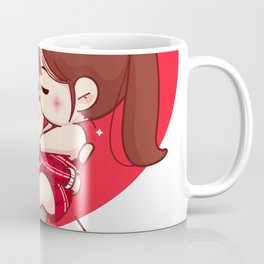 Creative T-shirt design expressing love Coffee Mug