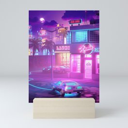 Neon Night Mini Art Print