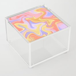 Hippie Sunshine Swirls  Acrylic Box