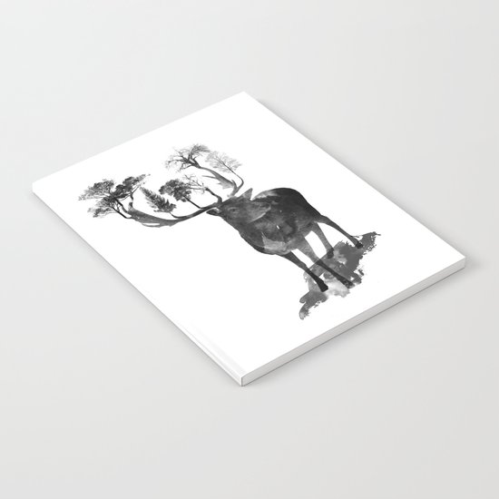The Black Forest Deer Notebook