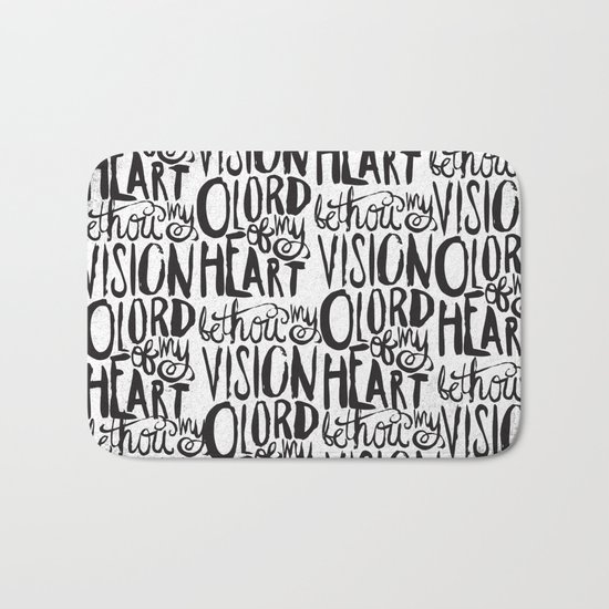 BE THOU MY VISION Bath Mat