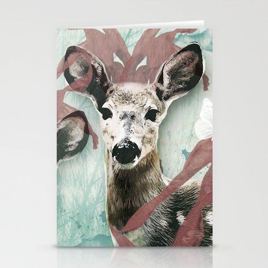 majestic fawn Stationery Cards