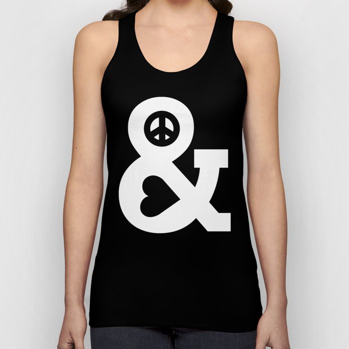 Peace and Love (pink edition) Tank Top