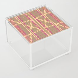 Modern Stripes Sunrise  Acrylic Box