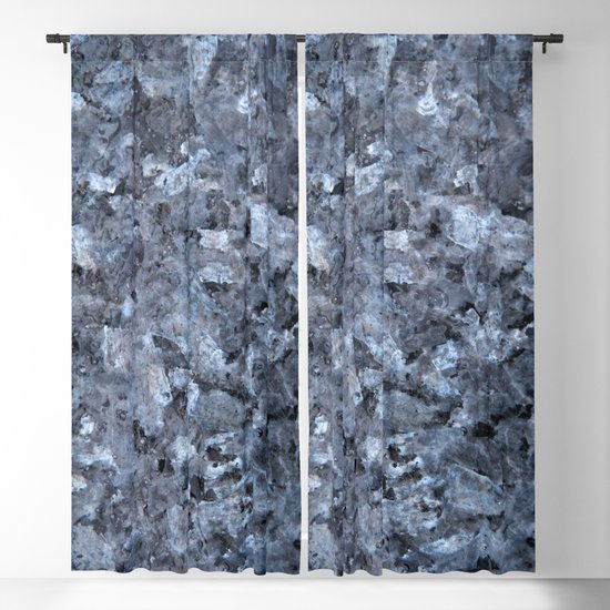 Blue Pearl Granite 1 Decor Stone Art Society6 Blackout Curtain By Anitabellajantz Society6
