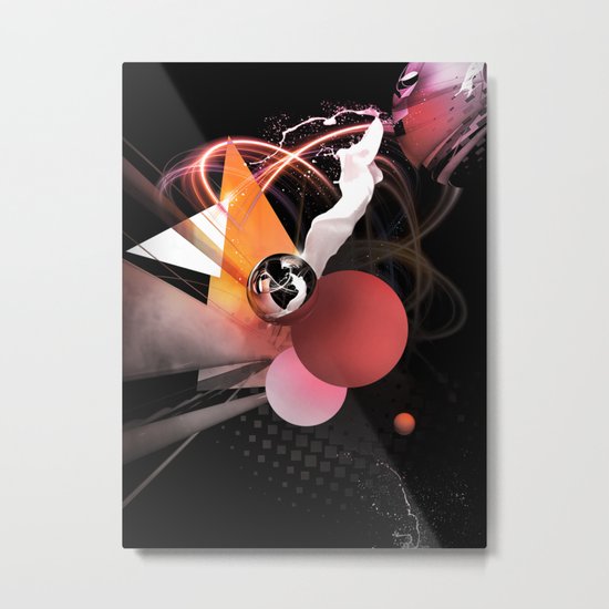 Transference Metal Print