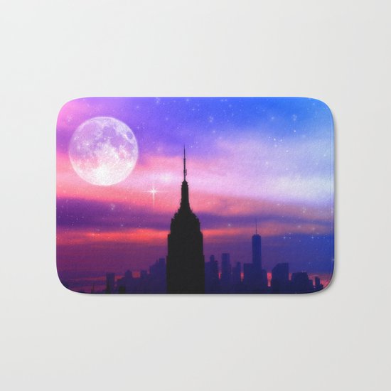 under the moon New York Bath Mat