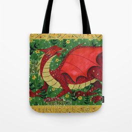  Y Ddraig Goch - The Red Dragon Tote Bag