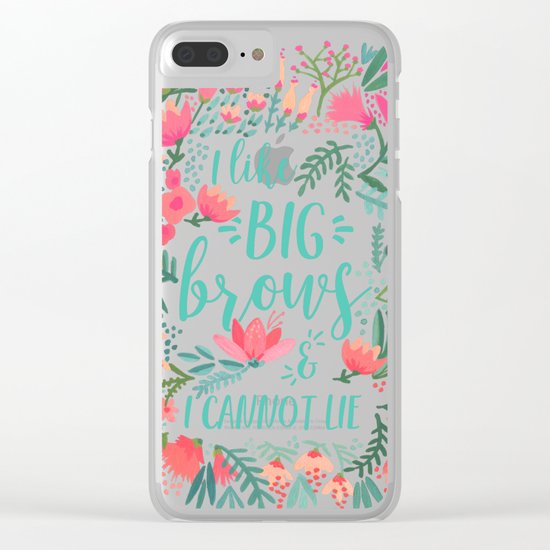 Big Brows – Juicy Palette Clear iPhone Case