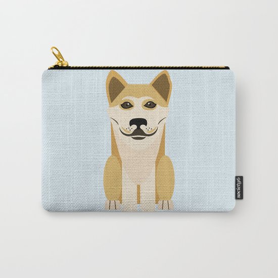 Shiba dog vector Carry-All Pouch