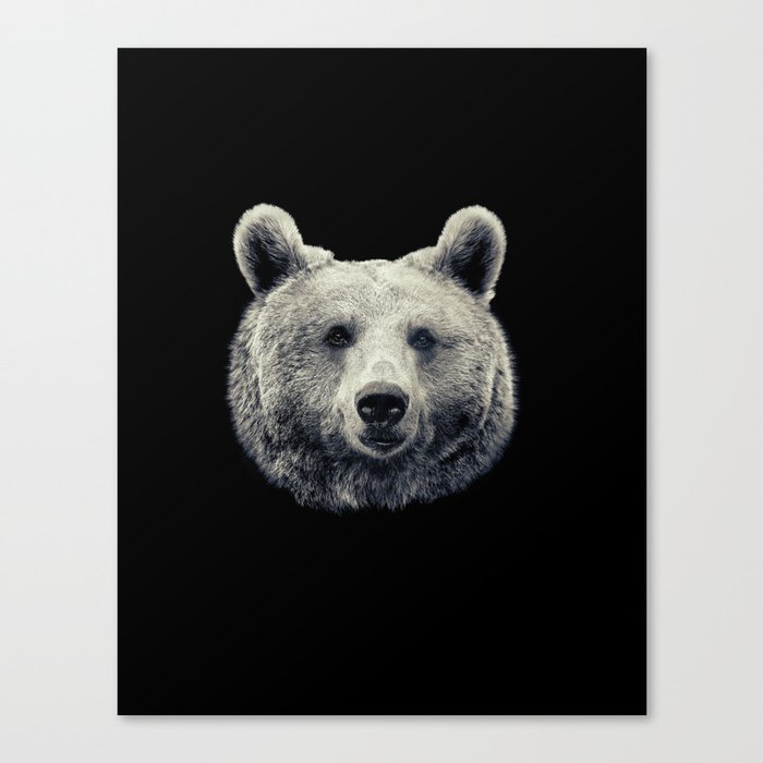 Bear Portrait Canvas Print