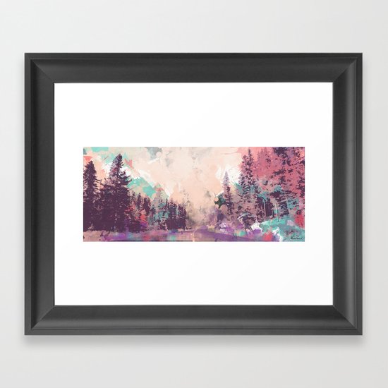 rain forest Framed Art Print