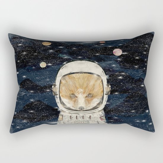 little space fox Rectangular Pillow