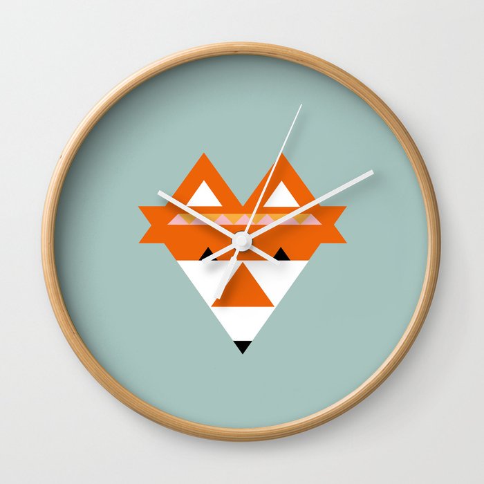Spirit Fox Wall Clock