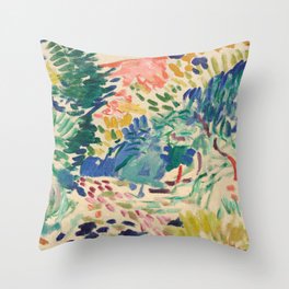 Henri Matisse Landscape at Collioure Throw Pillow