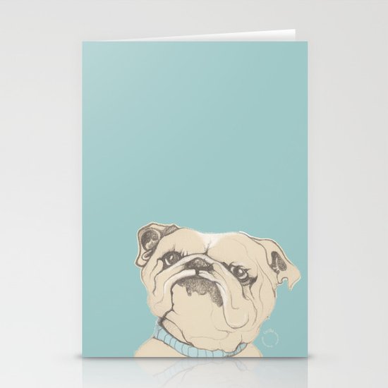 bulldog Stationery Cards