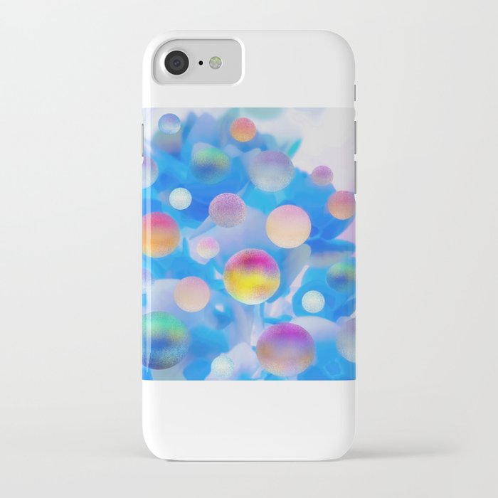 Abstract Bubbles iPhone Case