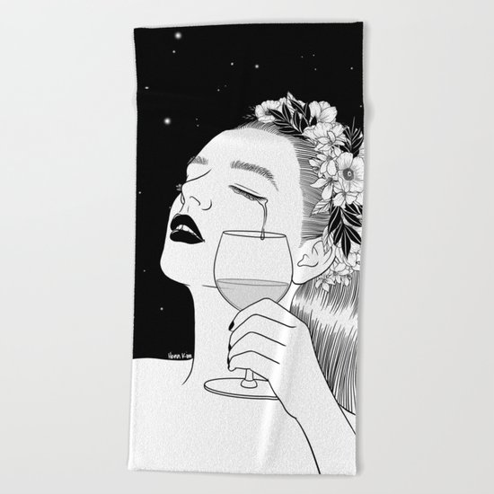 Cheers for tears Beach Towel