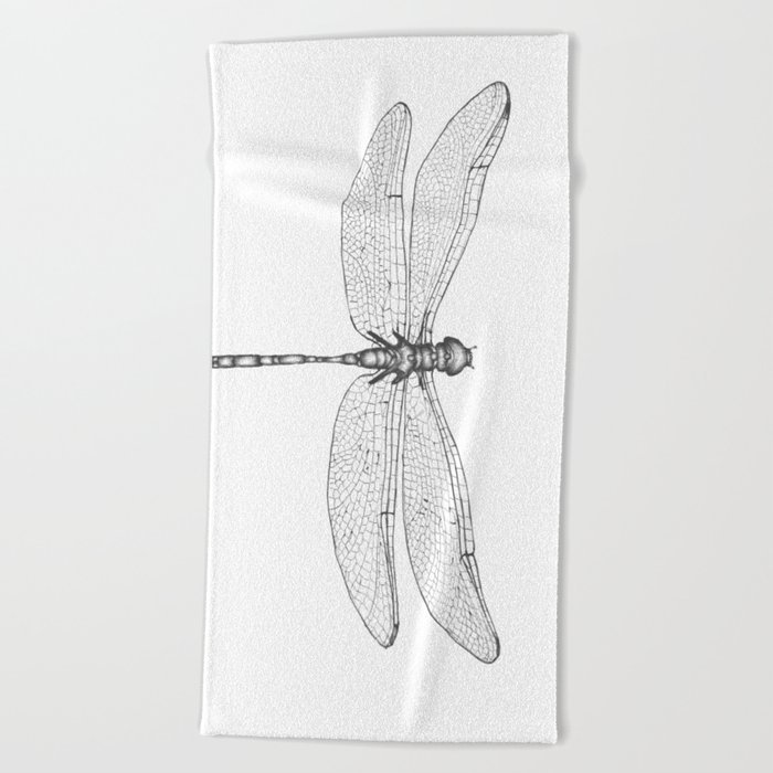 Dragonfly Wings Beach Towel