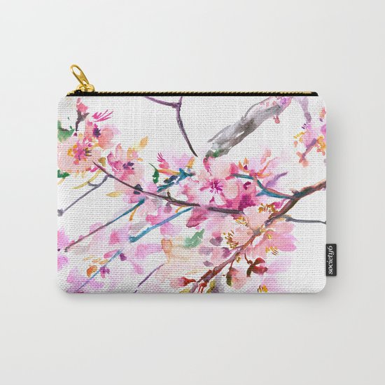 Cherry Blossom Carry-All Pouch