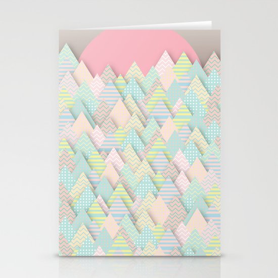 Forest Pastel Stationery Cards