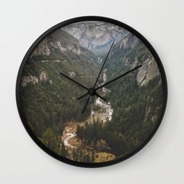 Yosemite Valley Wall Clock
