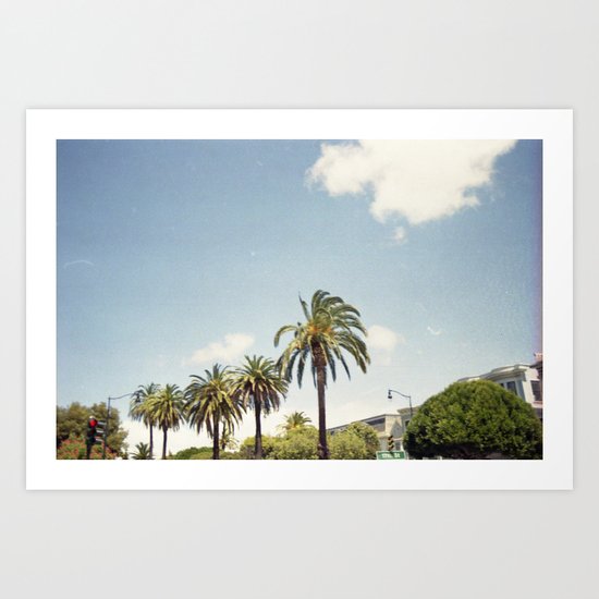 Palm Street Art Print