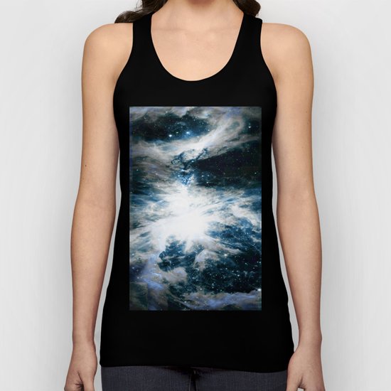 Orion Nebula Blue & Gray Unisex Tank Top