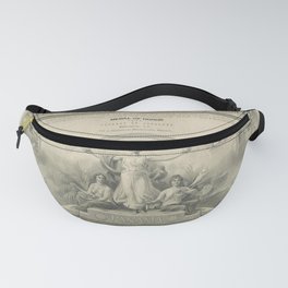 The USA; Panama-Pacific International Exposition, San Francisco, 1915, Vintage Print Fanny Pack