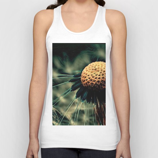 Dying Wish (Eerie Dandelion Flower) Unisex Tank Top