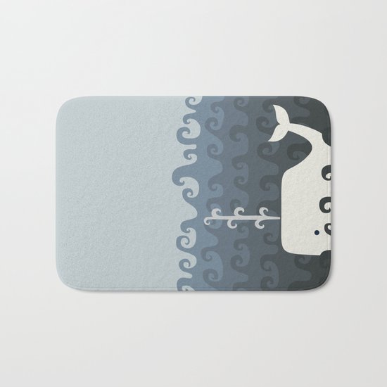There She Blows Bath Mat