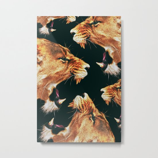 Lion Metal Print