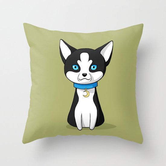 Husky Throw Pillow
