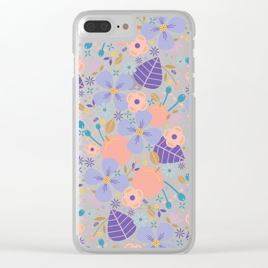 Just Peachy Clear iPhone Case
