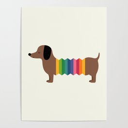 Rainbow Dooooog Poster