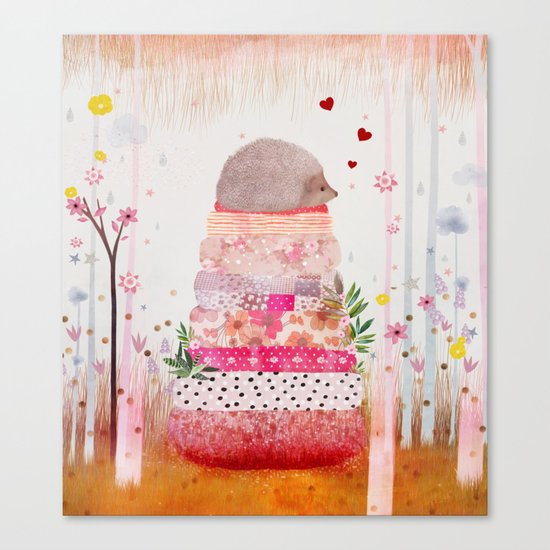 Milla the Hedgehog Canvas Print