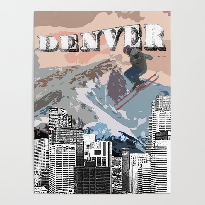 Ski Denver Poster