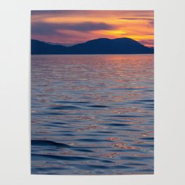 Pacific North Best Sunset Poster