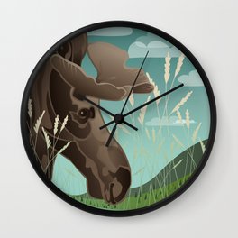 Shiras Moose Wall Clock