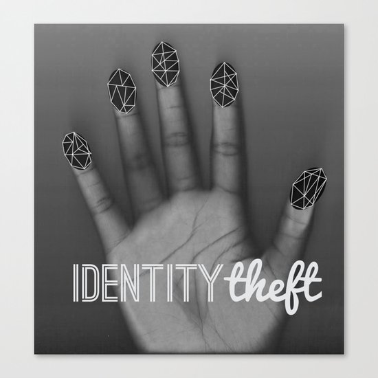 Identity Theft Canvas Print