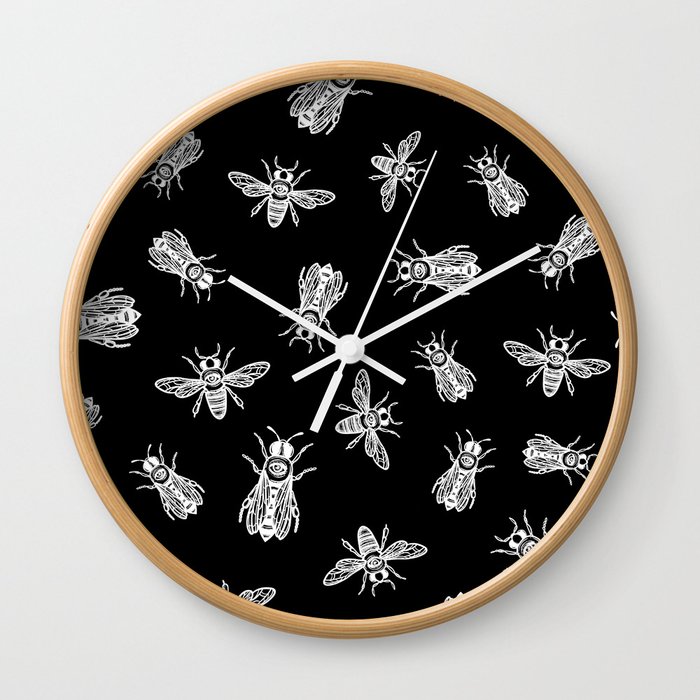 occult bees Wall Clock