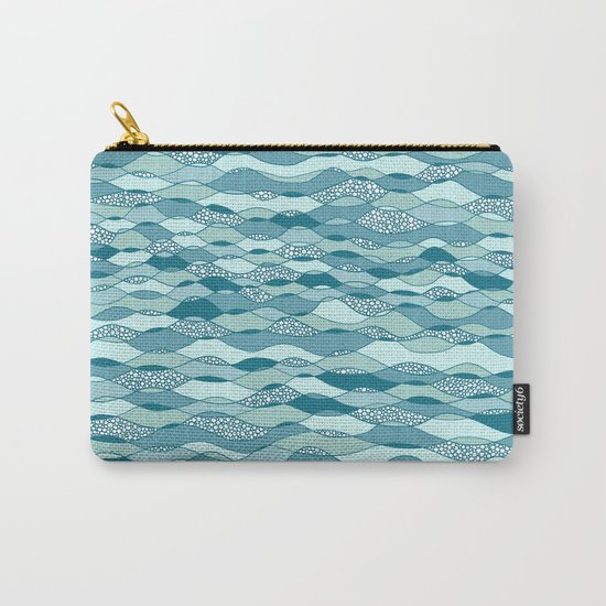 Waves Carry-All Pouch
