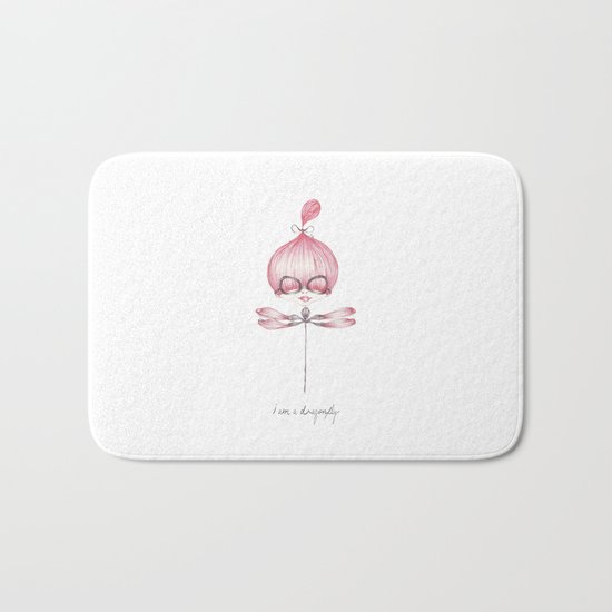 I am a dragonfly Bath Mat