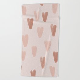 Soft Valentine  Beach Towel