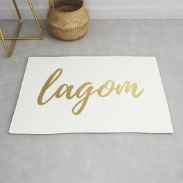 Lagom - Gold Foil Rug